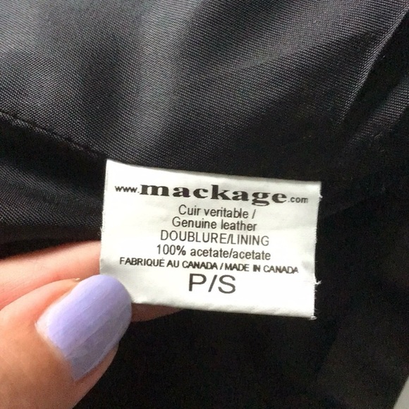 Mackage Genuine Leather Jacket, espresso brown, Women’s size S - Picture 7 of 15